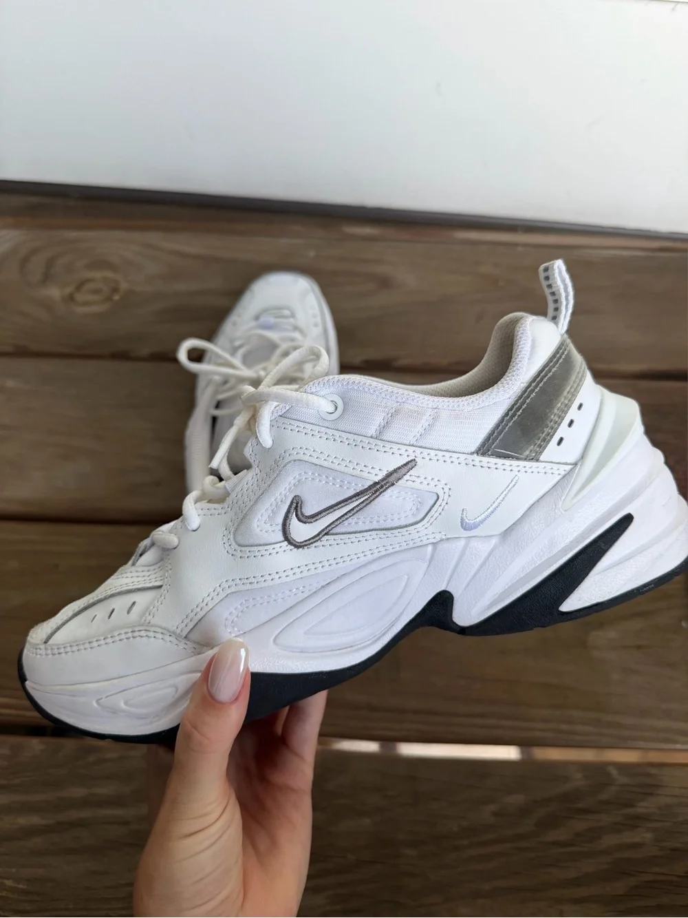 Nike Women’s M2K Tekno Sneakers - White/Grey